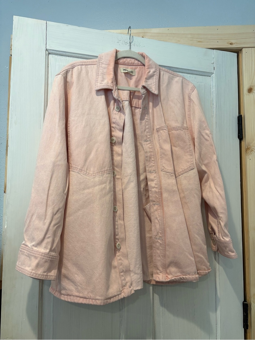 Women’s Pink denim shirt Jacket
